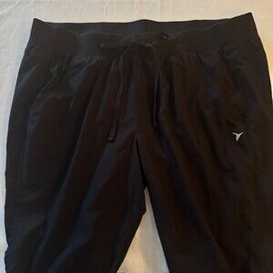 Old Navy Nylon Drawstring Pants Black - Size XL